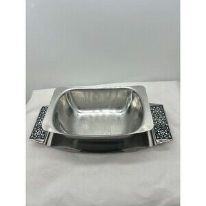 Velvet 18 Stainless Stanley Roberts Serving Bowl‎ Tray  6.5"x4.5" GAR2-2